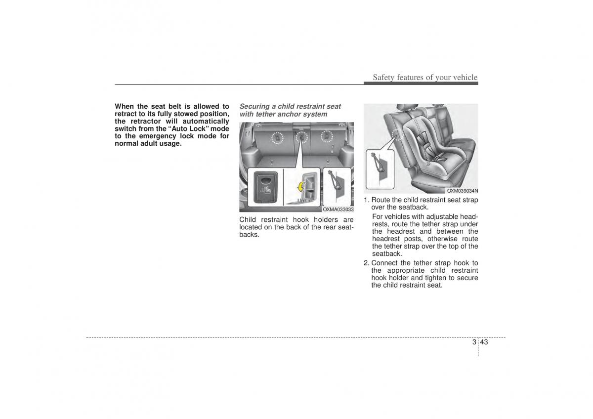 Kia Sorento II 2 owners manual / page 57