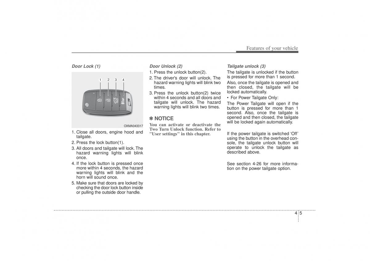 Kia Sorento II 2 owners manual / page 96