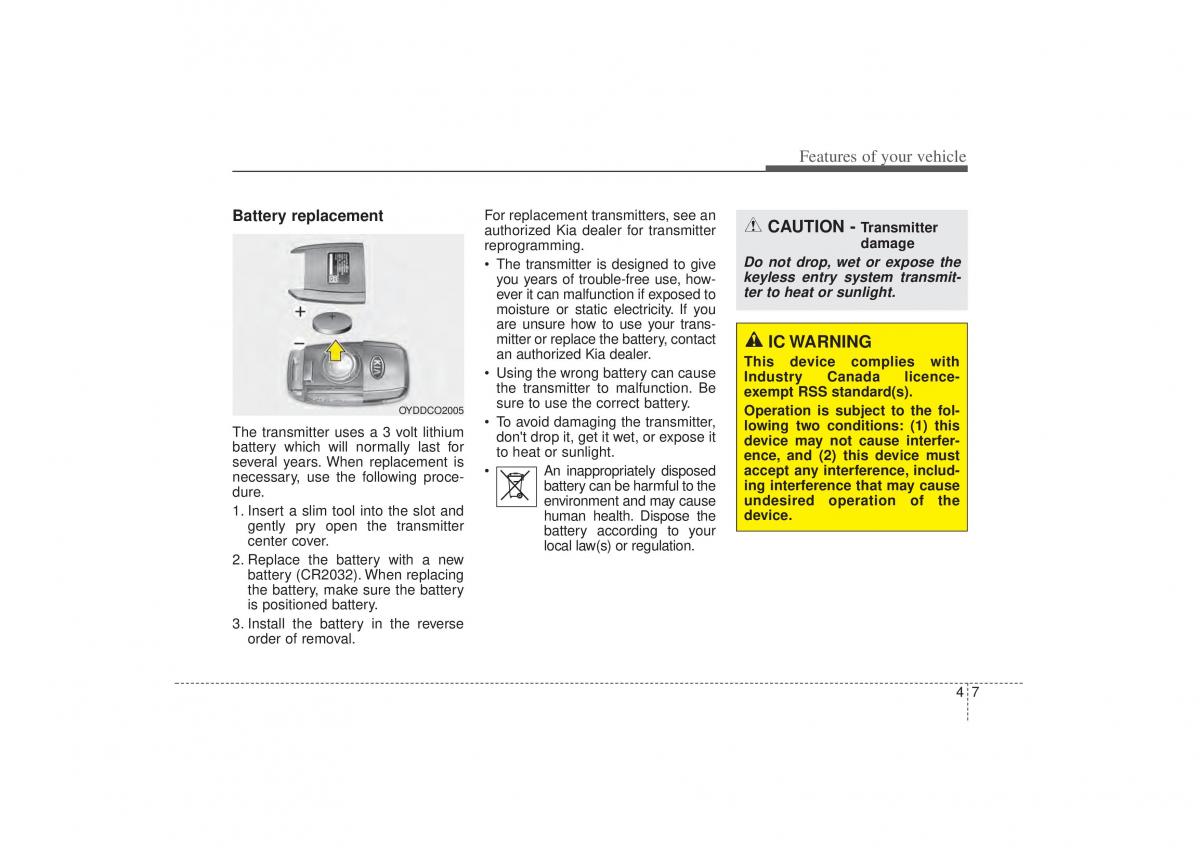 Kia Sorento II 2 owners manual / page 98