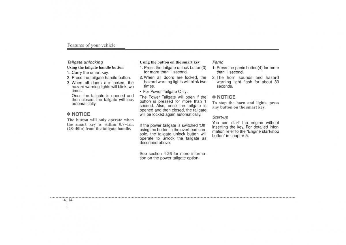 Kia Sorento II 2 owners manual / page 105