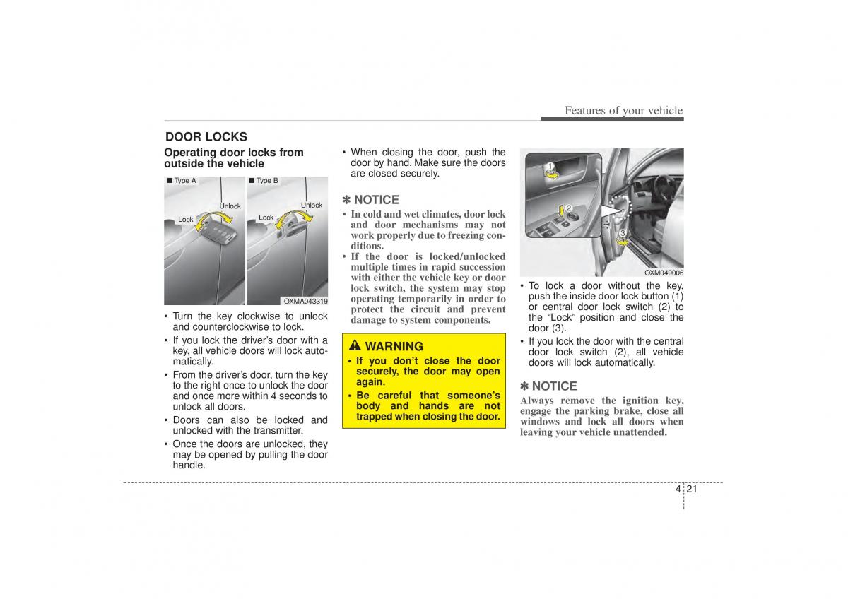 Kia Sorento II 2 owners manual / page 112