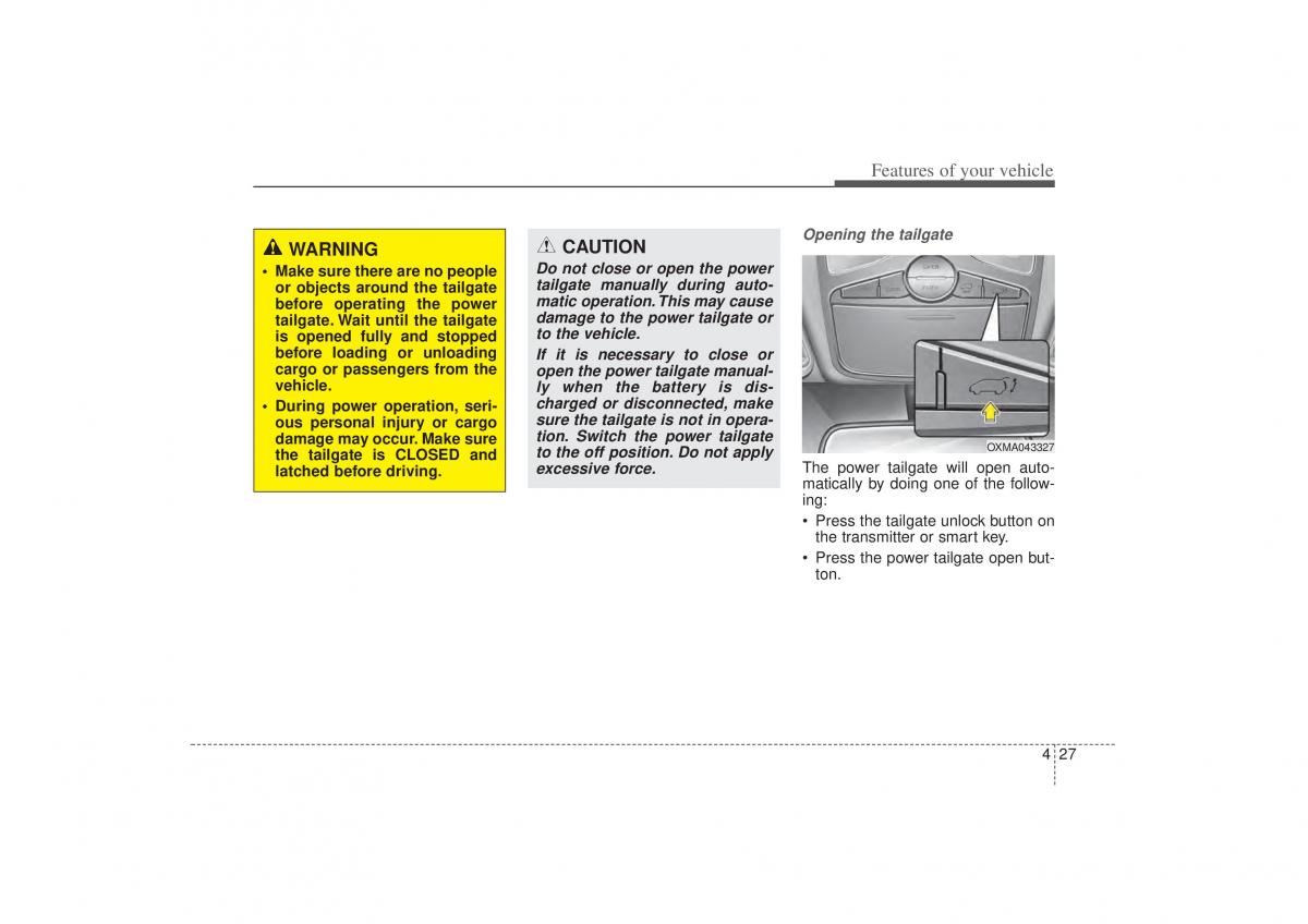 Kia Sorento II 2 owners manual / page 118