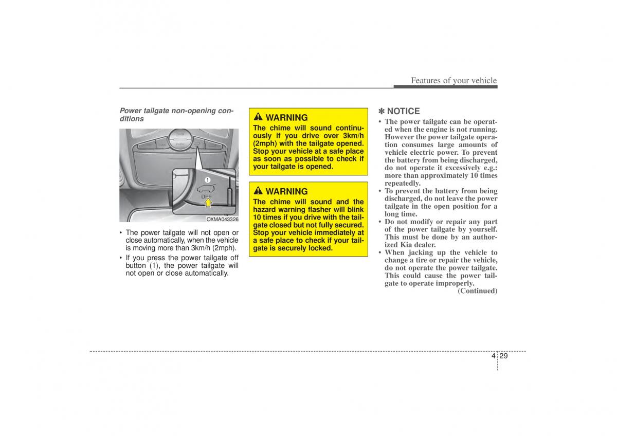 Kia Sorento II 2 owners manual / page 120