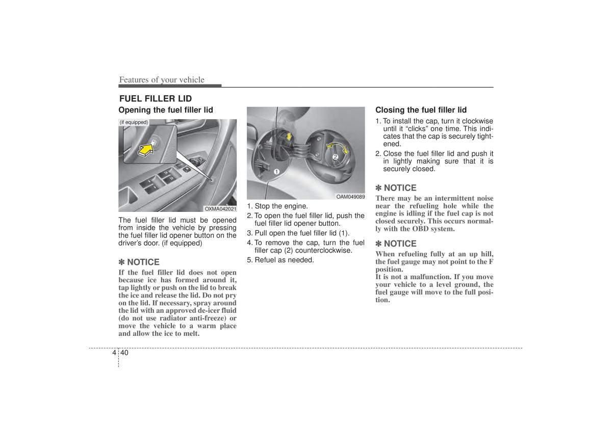 Kia Sorento II 2 owners manual / page 131