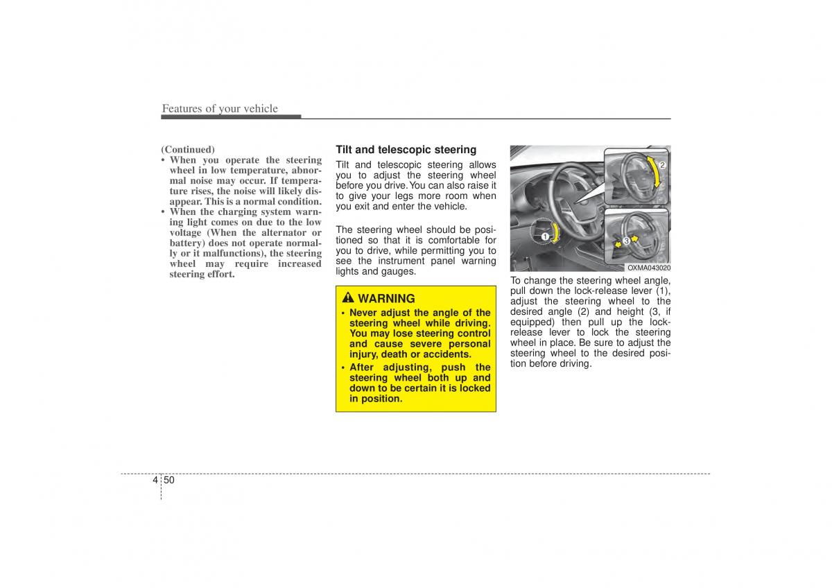 Kia Sorento II 2 owners manual / page 141