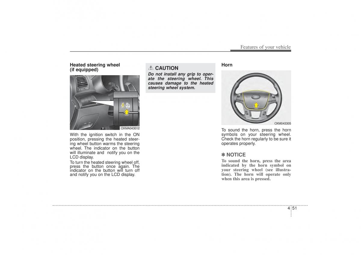 Kia Sorento II 2 owners manual / page 142