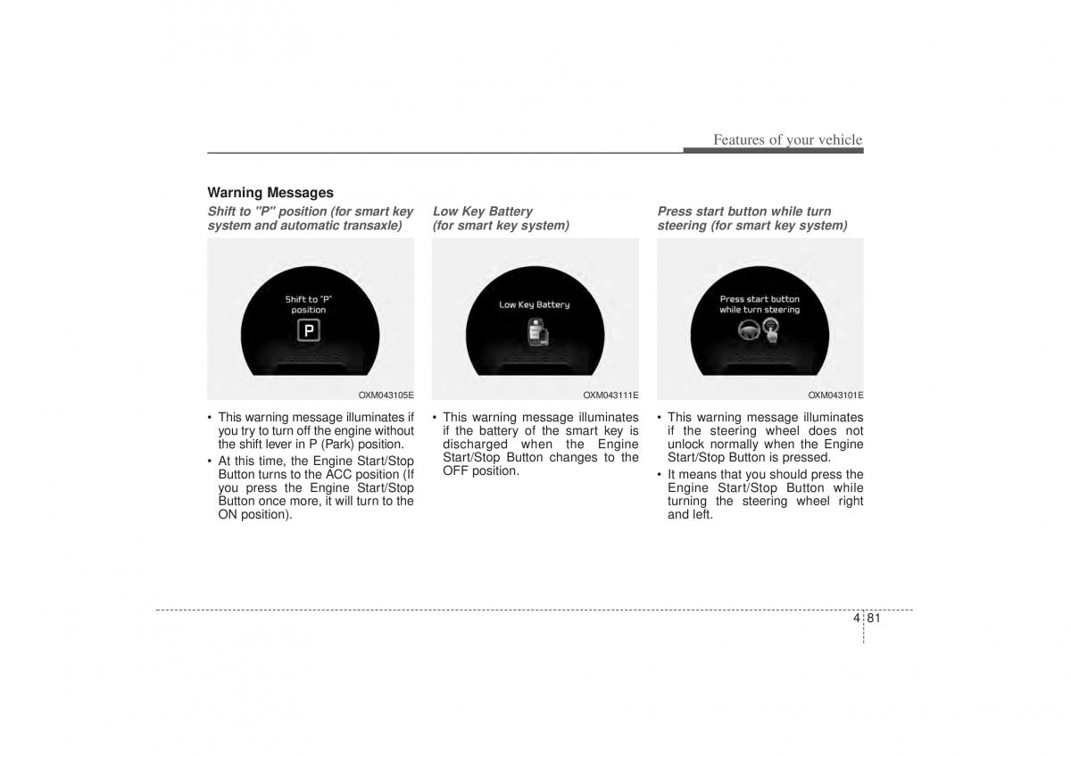 Kia Sorento II 2 owners manual / page 172