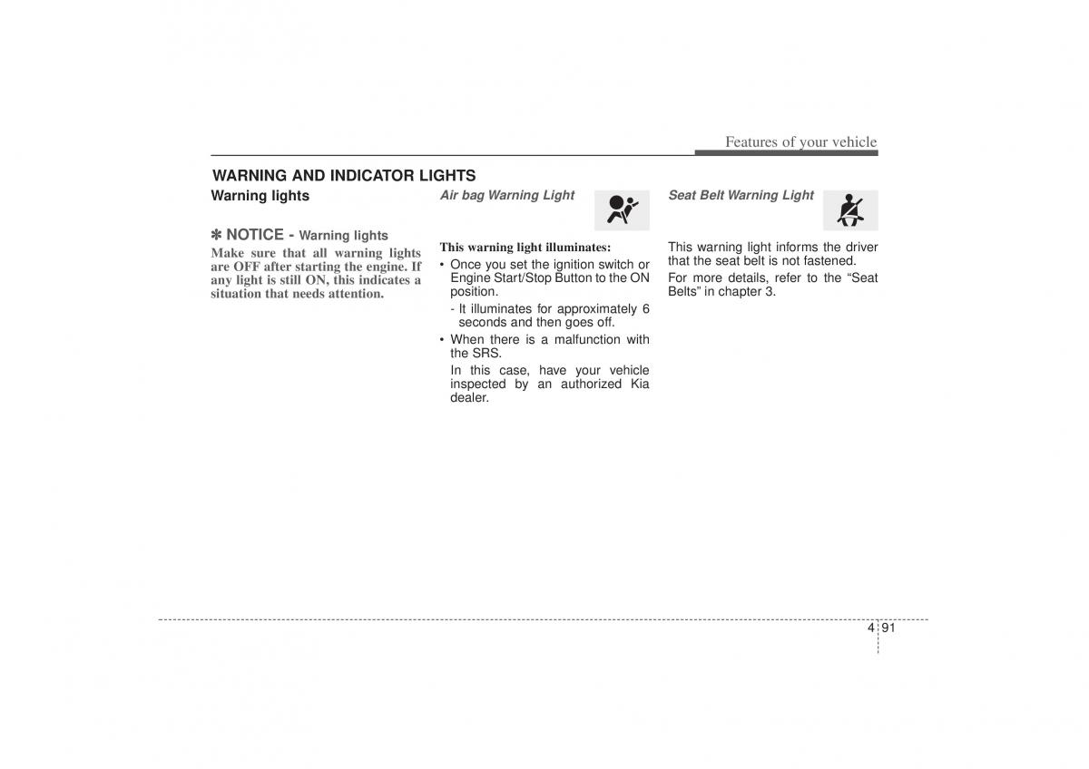 Kia Sorento II 2 owners manual / page 182