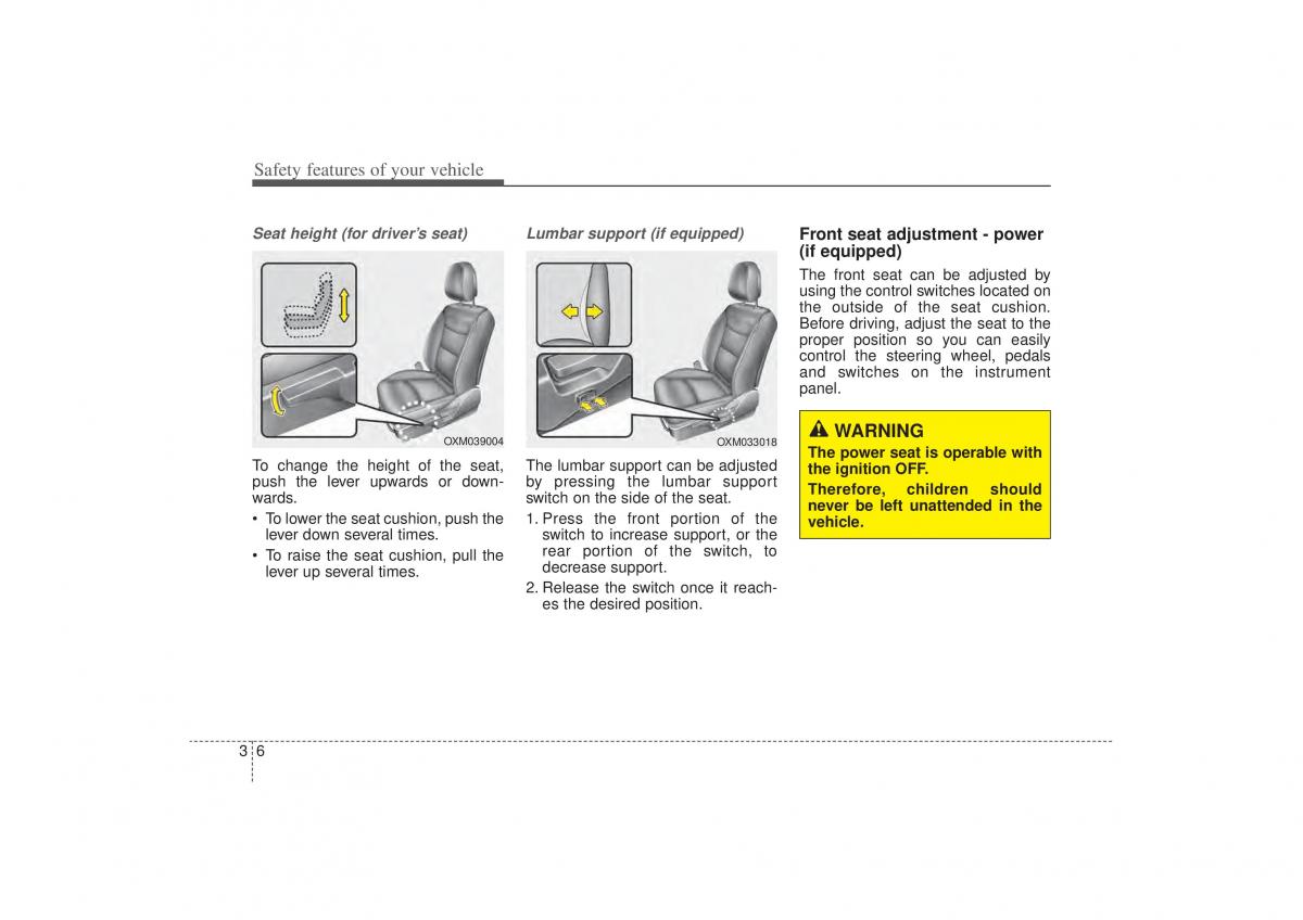 Kia Sorento II 2 owners manual / page 20