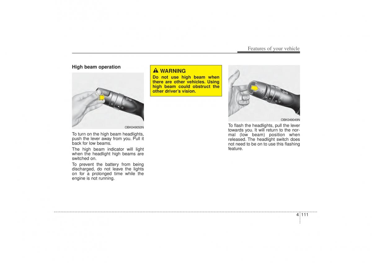 Kia Sorento II 2 owners manual / page 202