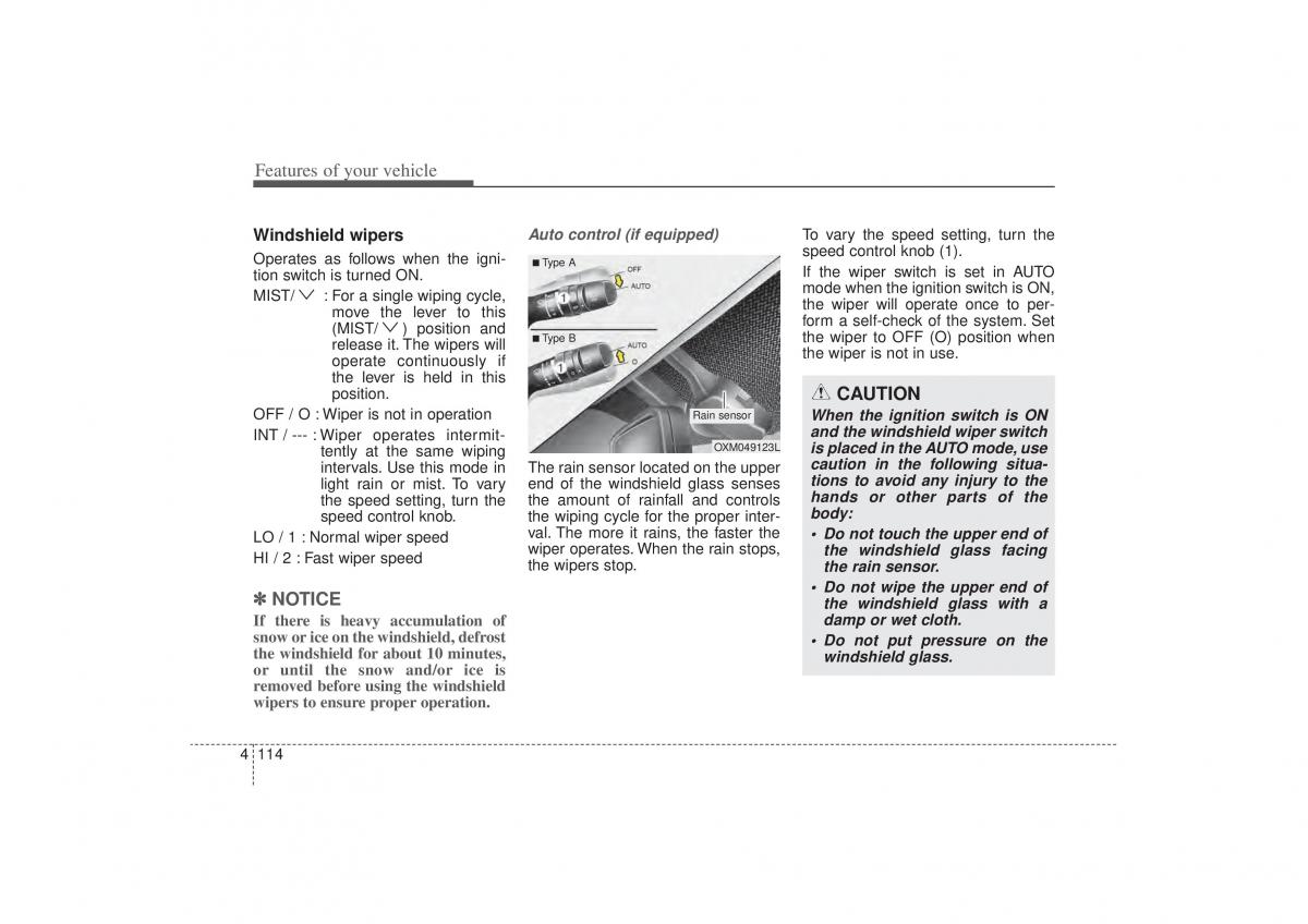 Kia Sorento II 2 owners manual / page 205