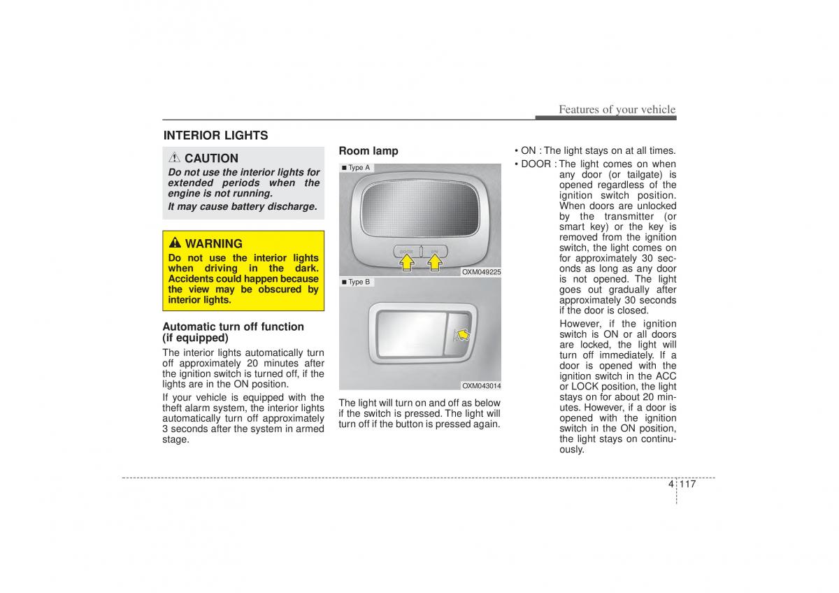 Kia Sorento II 2 owners manual / page 208