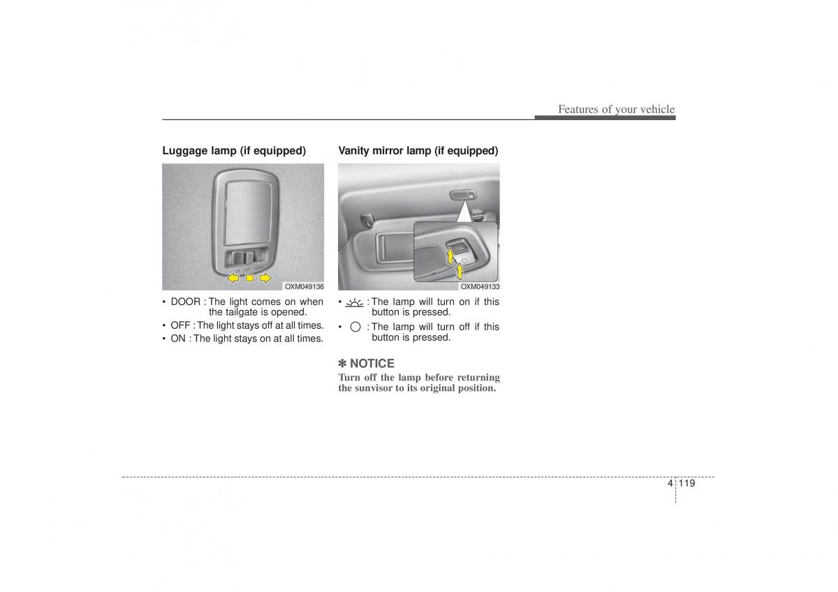 Kia Sorento II 2 owners manual / page 210