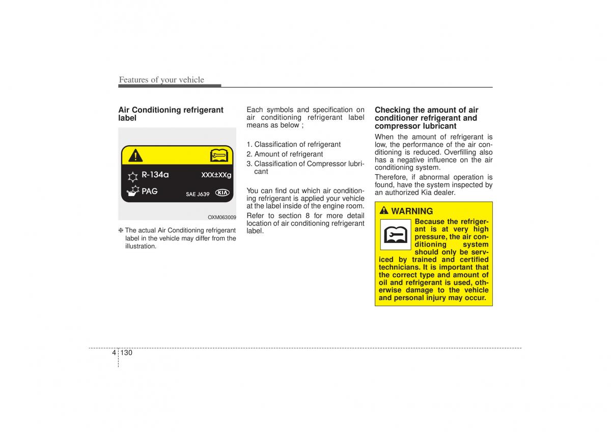 Kia Sorento II 2 owners manual / page 221