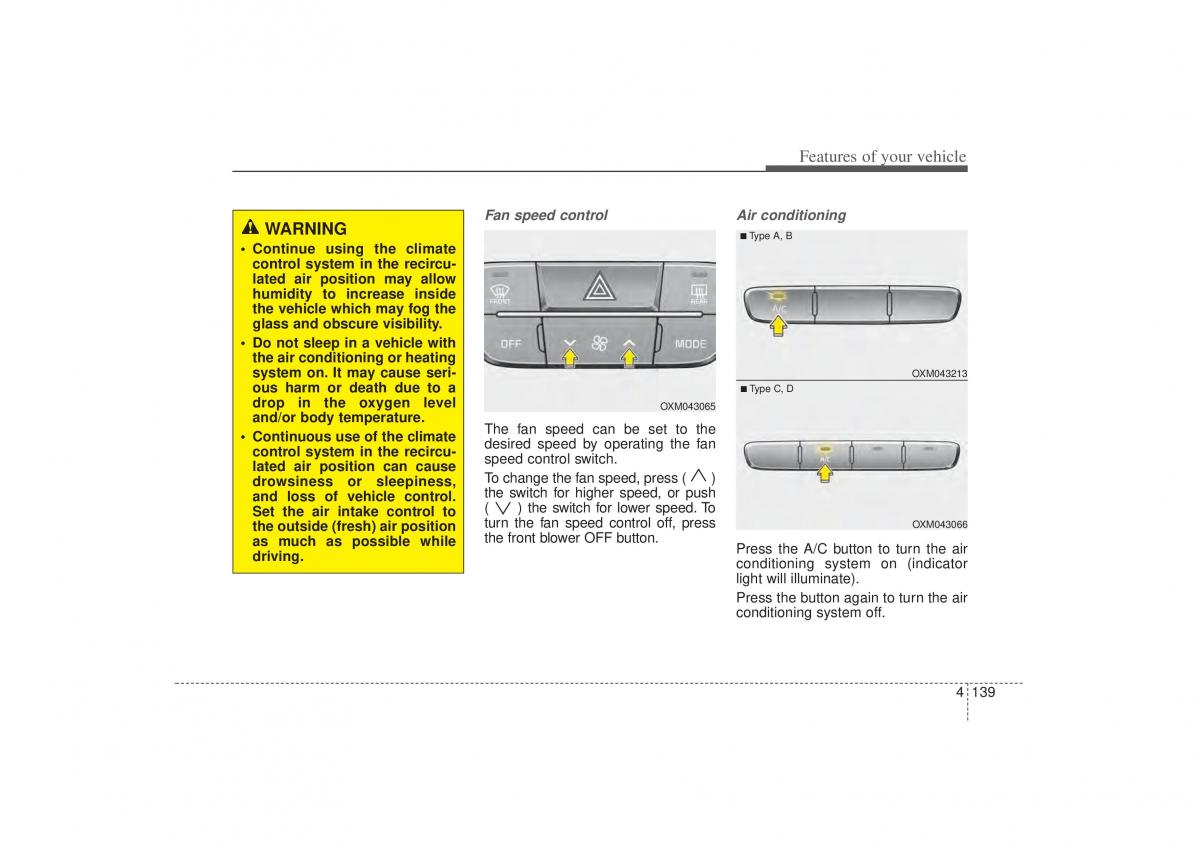 Kia Sorento II 2 owners manual / page 230