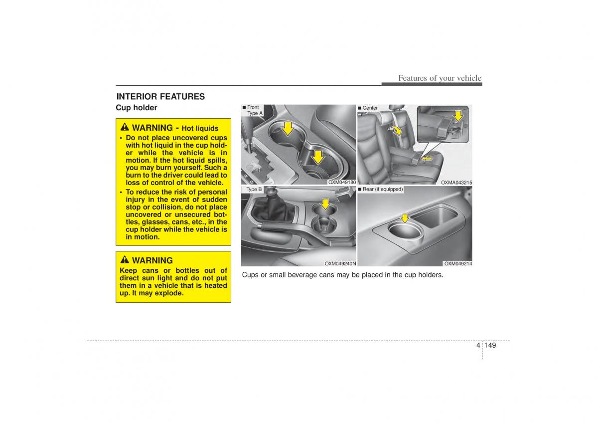 Kia Sorento II 2 owners manual / page 240