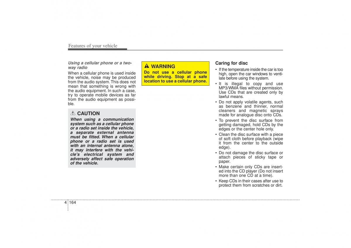 Kia Sorento II 2 owners manual / page 255