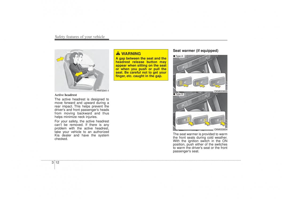 Kia Sorento II 2 owners manual / page 26