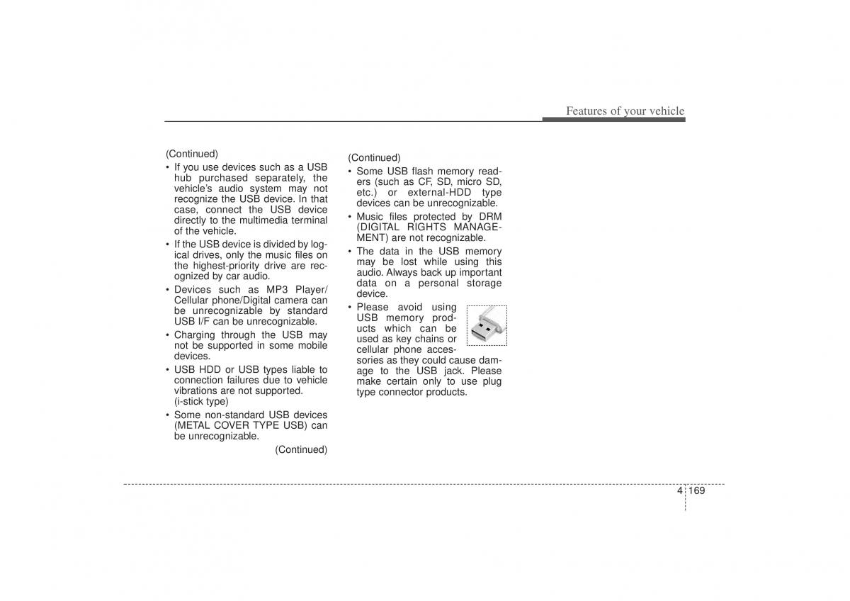 Kia Sorento II 2 owners manual / page 260