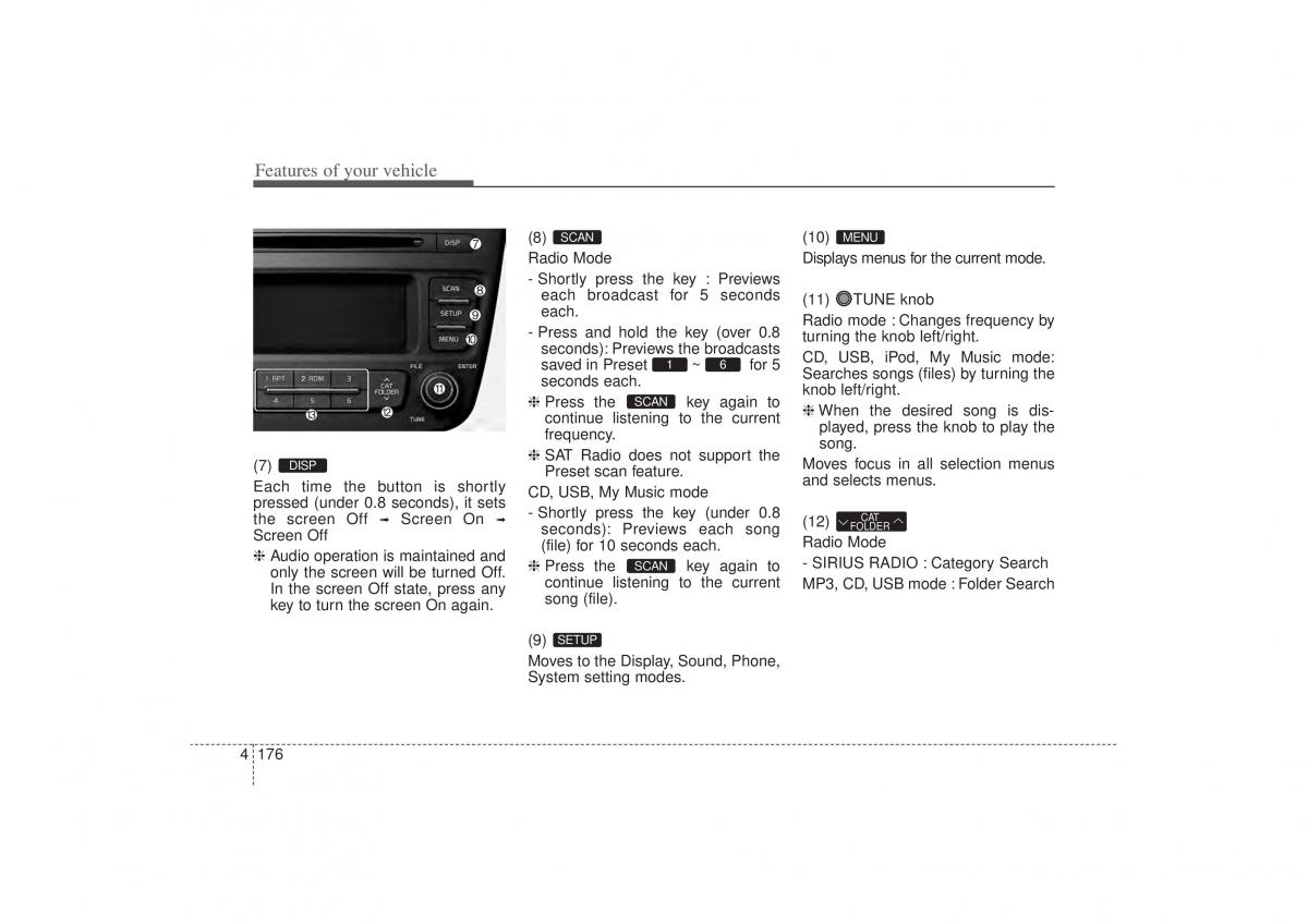 Kia Sorento II 2 owners manual / page 267