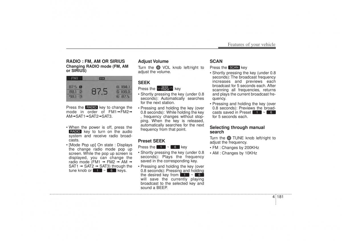 Kia Sorento II 2 owners manual / page 272