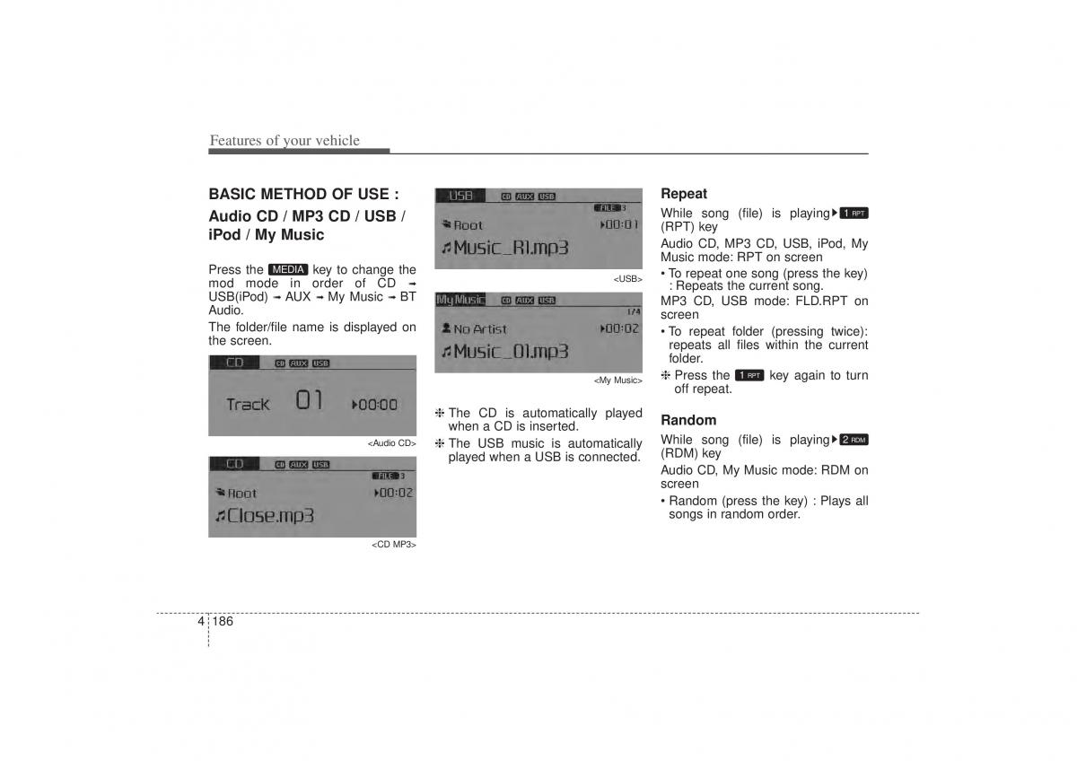 Kia Sorento II 2 owners manual / page 277