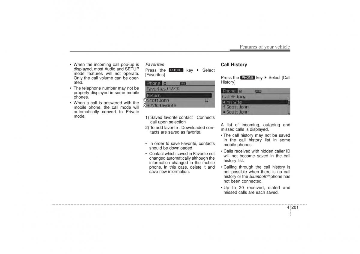 Kia Sorento II 2 owners manual / page 292