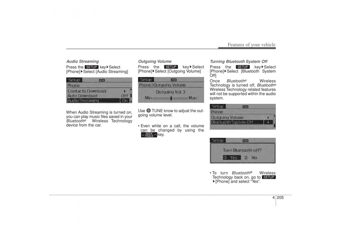 Kia Sorento II 2 owners manual / page 296