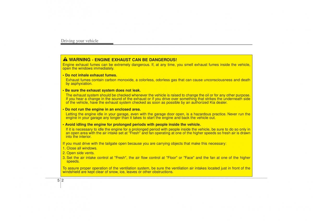 Kia Sorento II 2 owners manual / page 307