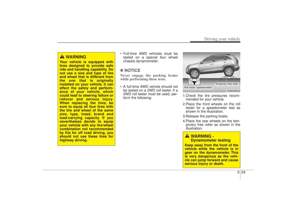 Kia Sorento II 2 owners manual / page 334