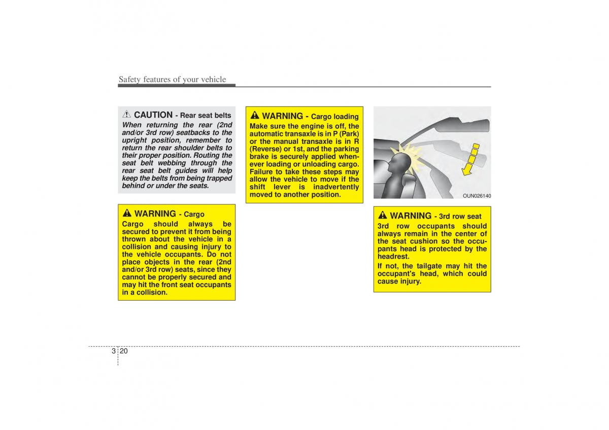 Kia Sorento II 2 owners manual / page 34