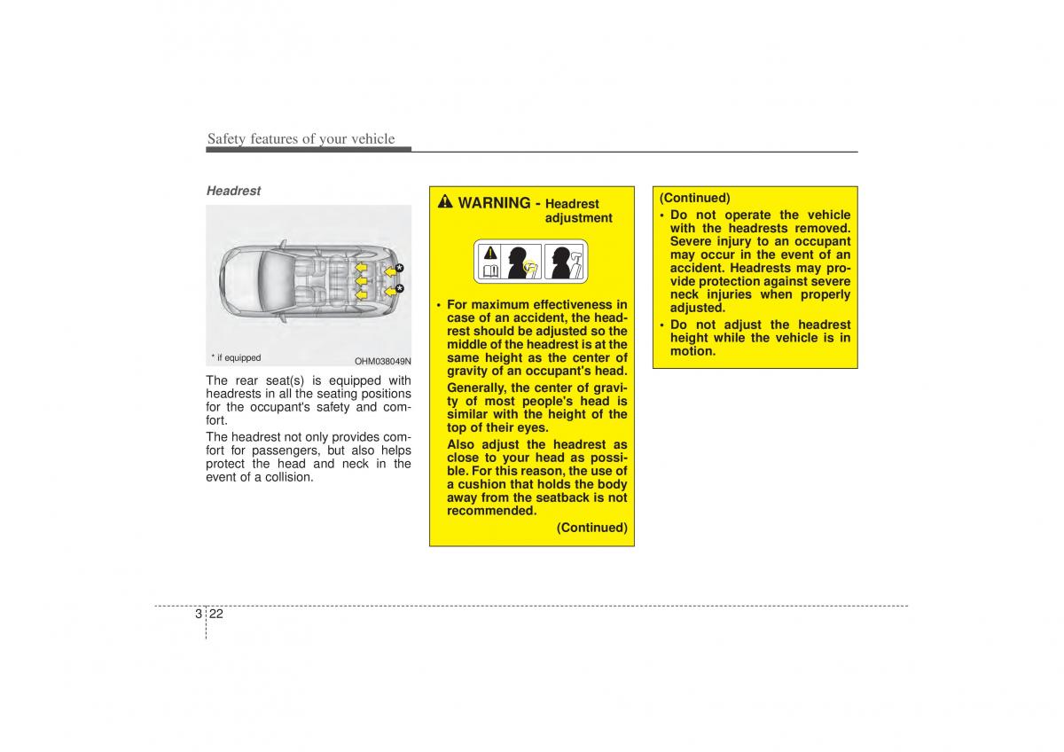 Kia Sorento II 2 owners manual / page 36