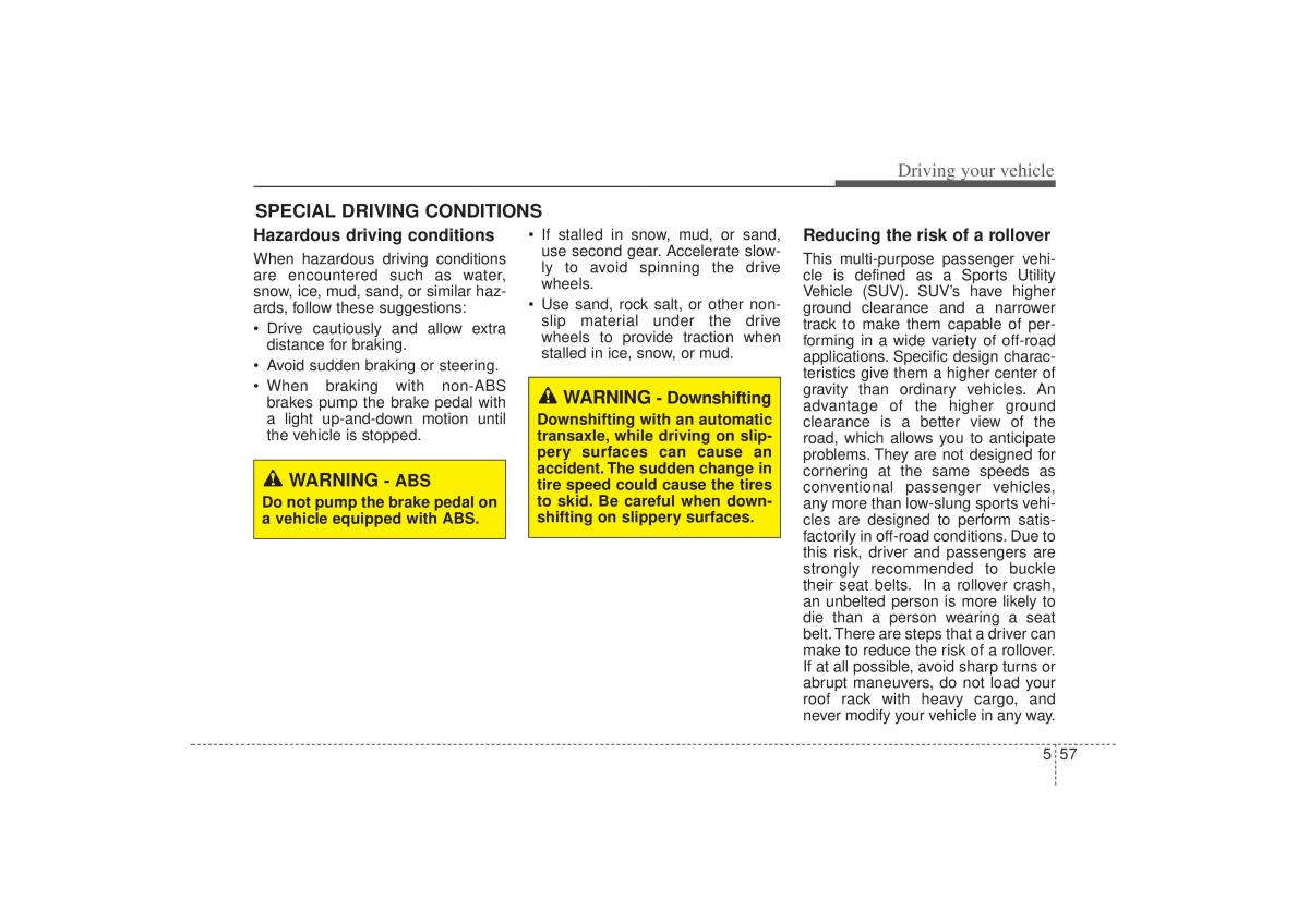 Kia Sorento II 2 owners manual / page 362