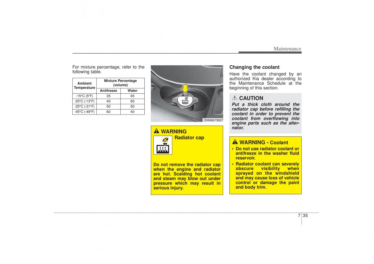 Kia Sorento II 2 owners manual / page 439