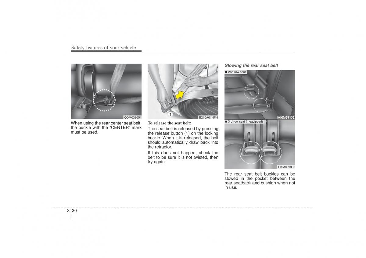 Kia Sorento II 2 owners manual / page 44