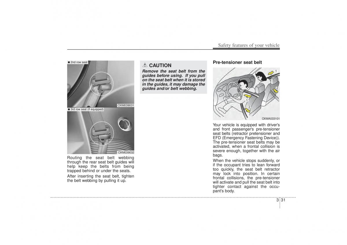 Kia Sorento II 2 owners manual / page 45