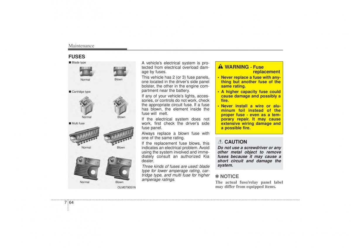 Kia Sorento II 2 owners manual / page 468