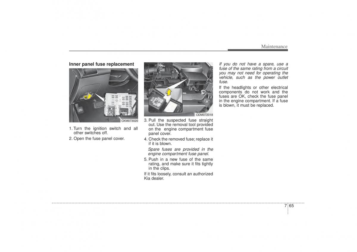 Kia Sorento II 2 owners manual / page 469