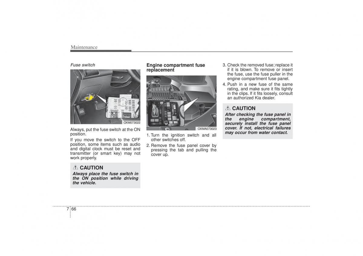 Kia Sorento II 2 owners manual / page 470