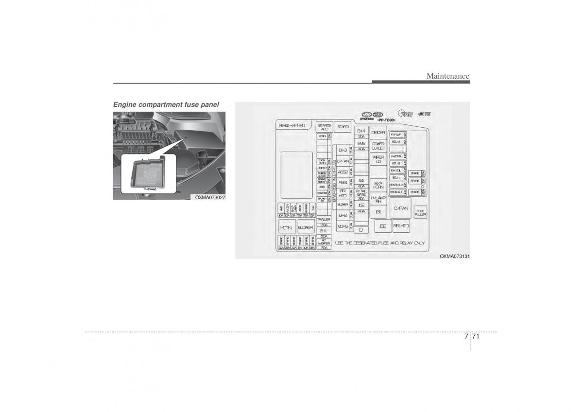 Kia Sorento II 2 owners manual / page 475