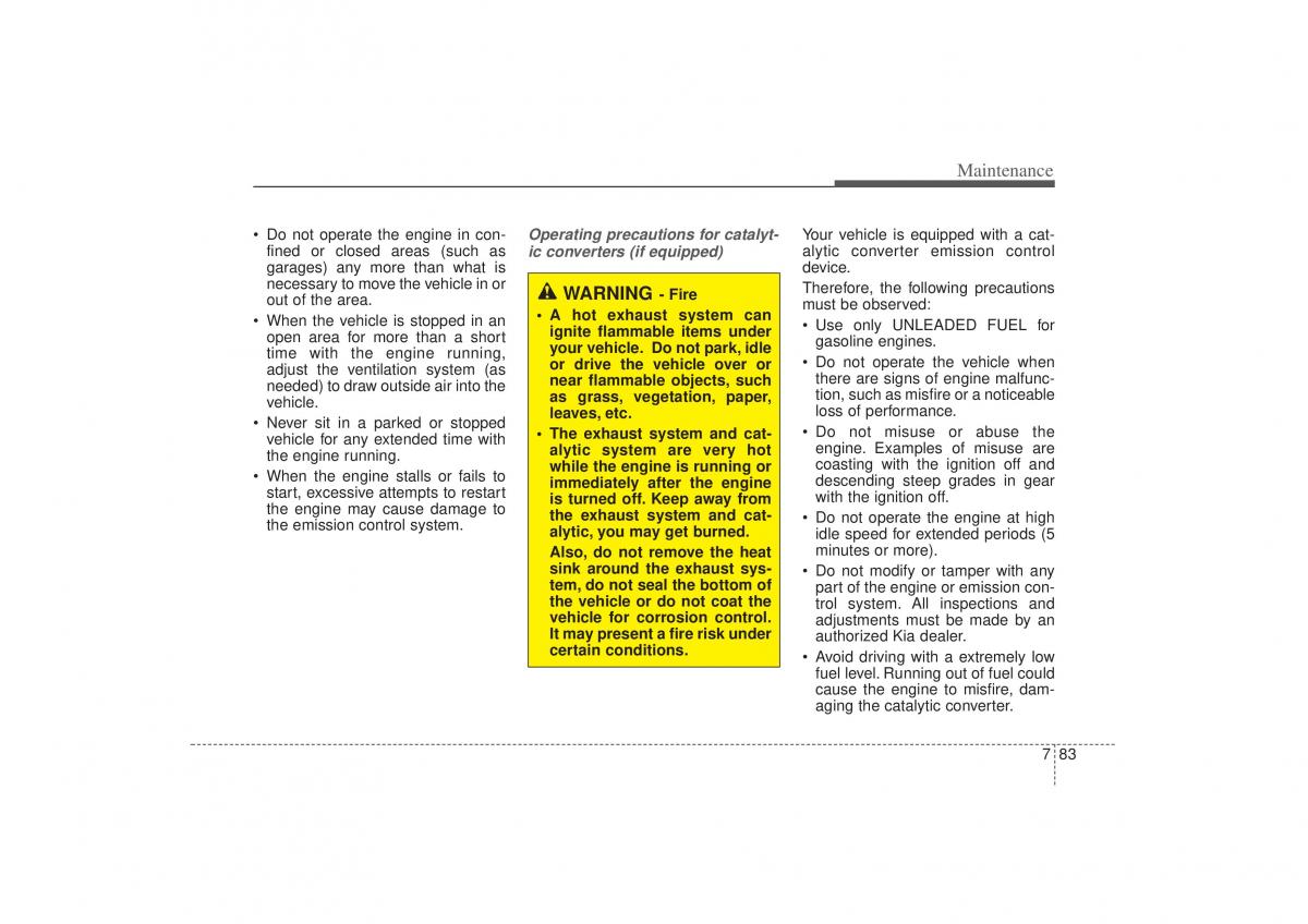 Kia Sorento II 2 owners manual / page 487