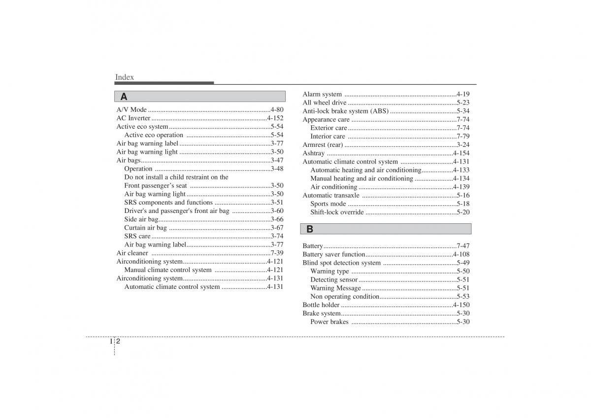 Kia Sorento II 2 owners manual / page 500