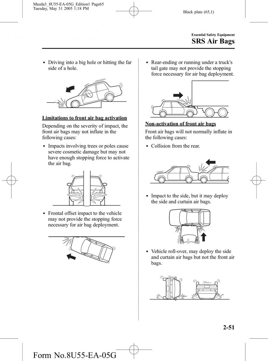 Mazda 3 I 1 owners manual / page 65