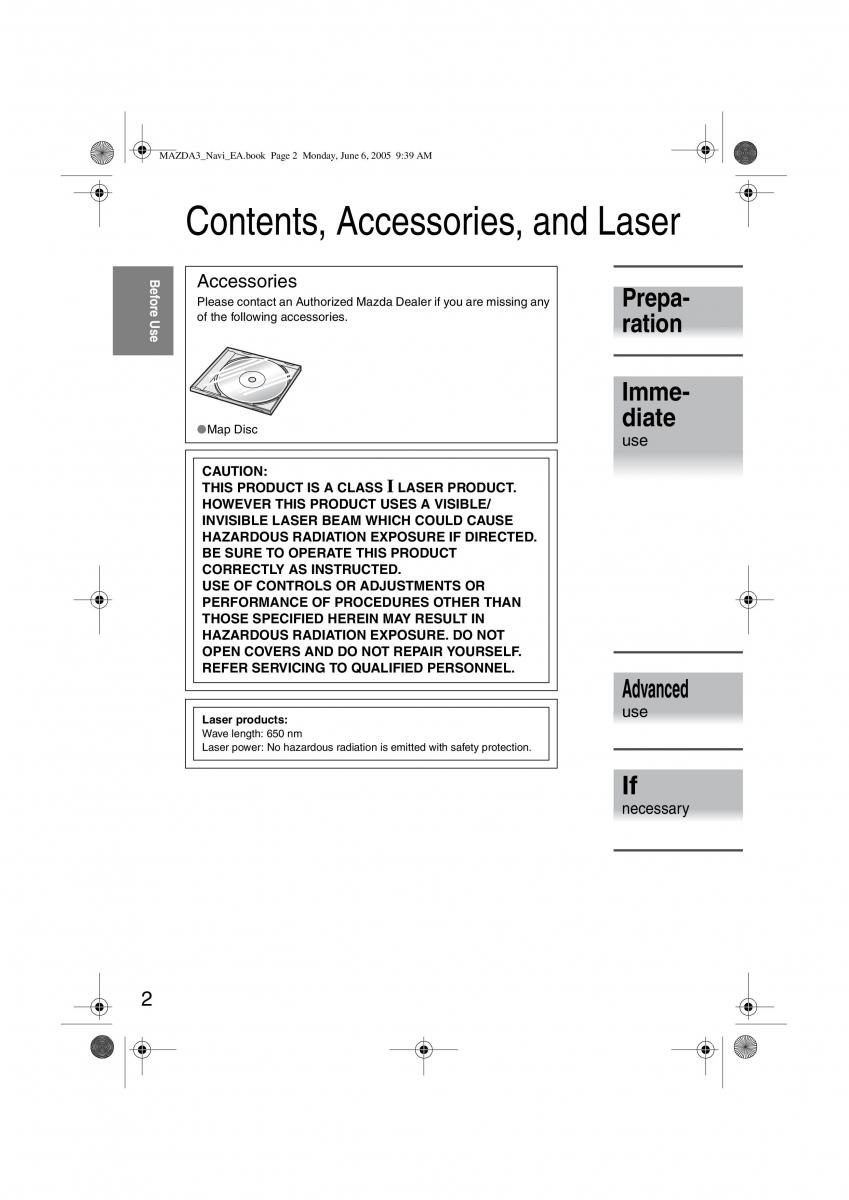 Mazda 3 I 1 owners manual / page 364