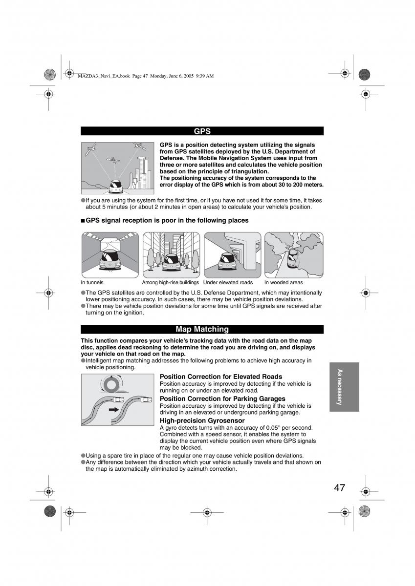 Mazda 3 I 1 owners manual / page 409