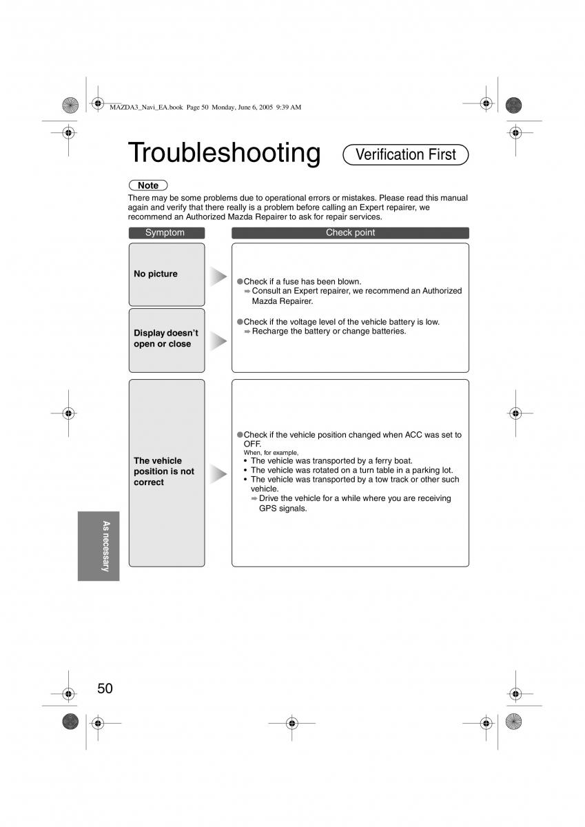 Mazda 3 I 1 owners manual / page 412