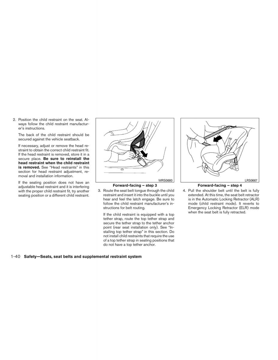 Nissan Pathfinder III 3 owners manual / page 61