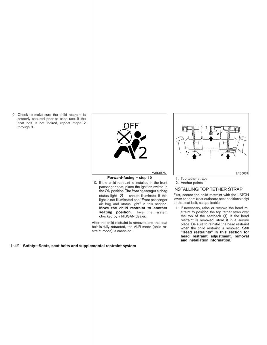 Nissan Pathfinder III 3 owners manual / page 63