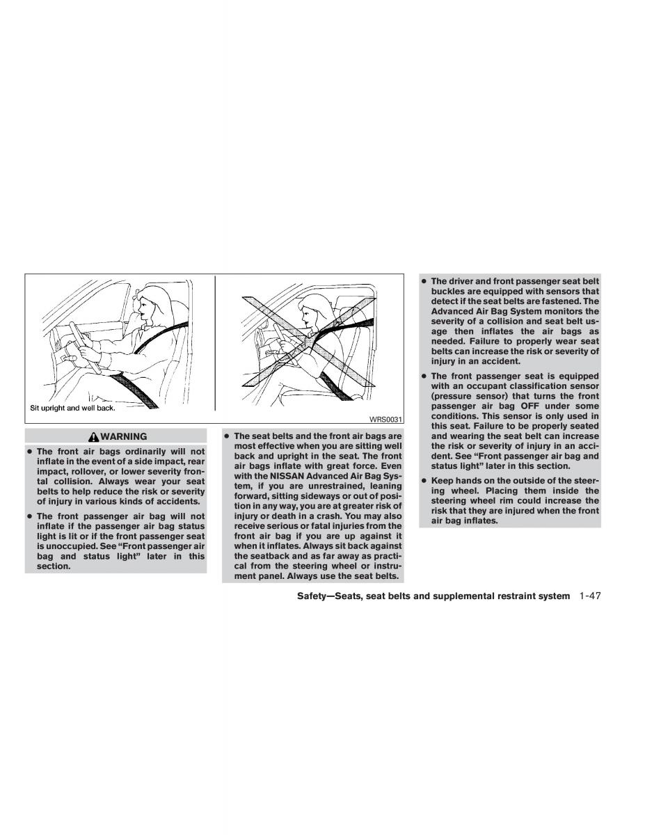 Nissan Pathfinder III 3 owners manual / page 68