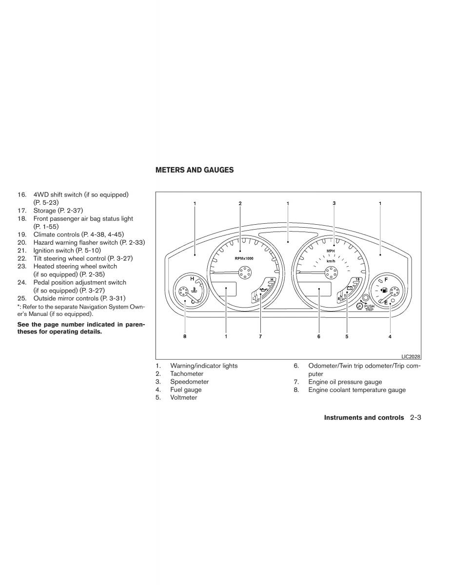 Nissan Pathfinder III 3 owners manual / page 88